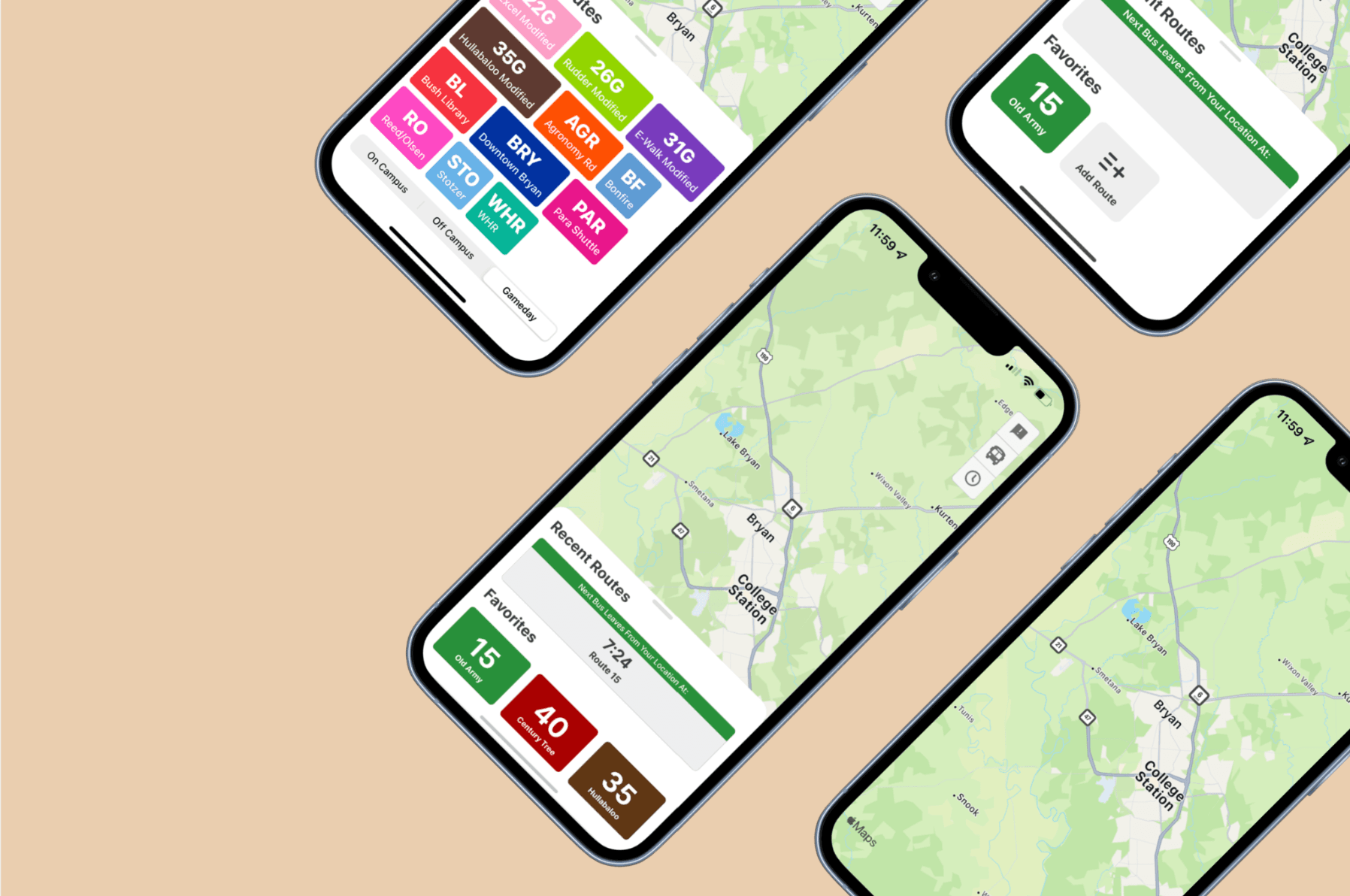 AggieBus screenshot